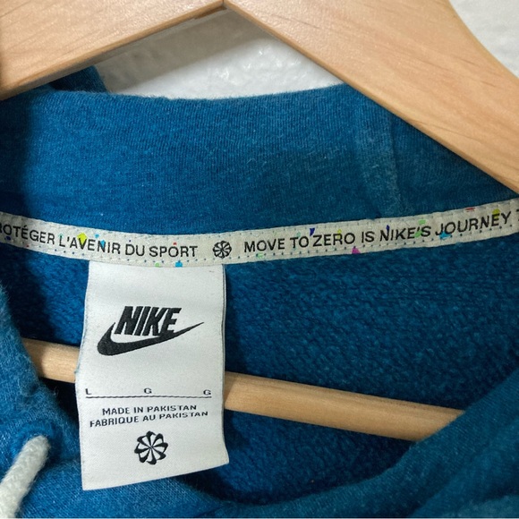 Nike Turquoise Move to Zero Hoodie, Size L - Picture 4 of 5